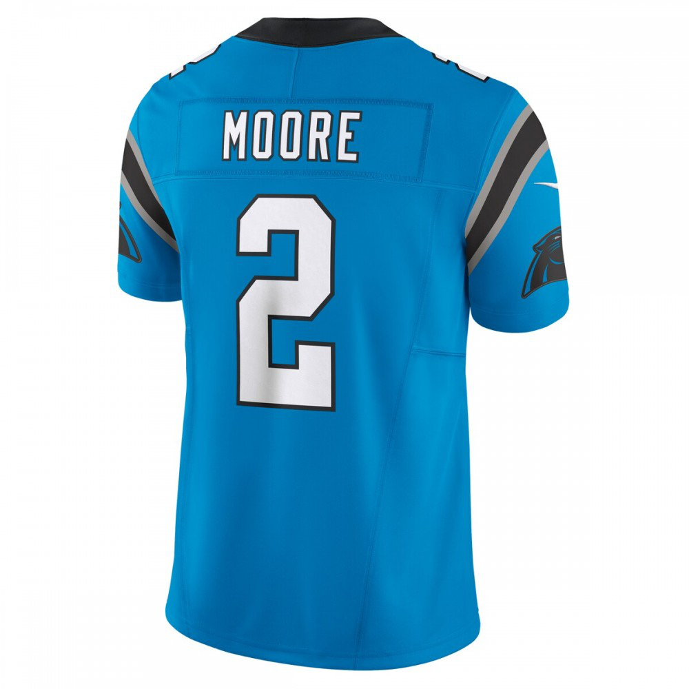 D.J. Moore Carolina Panthers Nike Alternate Vapor F.U.S.E. Limited Jersey - Blue-GridironStore
